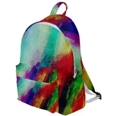 Colorful Abstract Paint Splats Background The Plain Backpack by Proyonanggan