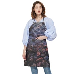 Twilight Treasures: Rocky Beachscape  Pocket Apron by dflcprintsclothing