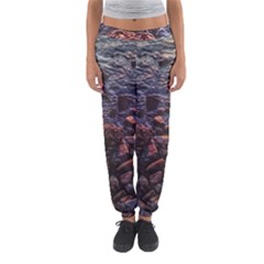 Twilight Treasures: Rocky Beachscape  Women s Jogger Sweatpants by dflcprintsclothing