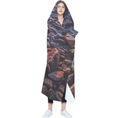 Twilight Treasures: Rocky Beachscape  Wearable Blanket by dflcprintsclothing