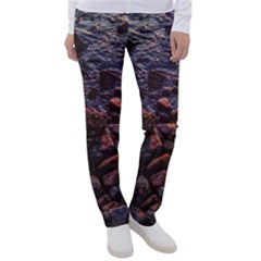 Twilight Treasures: Rocky Beachscape  Women s Casual Pants by dflcprintsclothing