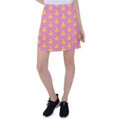 Rubber Duck Pattern Tennis Skirt by Valentinaart