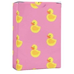 Rubber Duck Pattern Playing Cards Single Design (rectangle) With Custom Box by Valentinaart