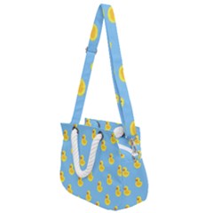 Rubber Duck Pattern Rope Handles Shoulder Strap Bag by Valentinaart