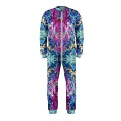 Orchids Pour  Onepiece Jumpsuit (kids) by kaleidomarblingart