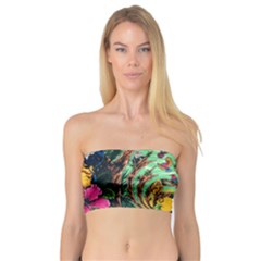 Monkey Tiger Bird Parrot Forest Jungle Style Bandeau Top by Grandong
