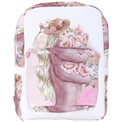 Women With Flowers Full Print Backpack by fashiontrends