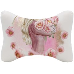 Women with flowers Seat Head Rest Cushion