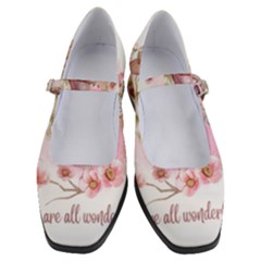 Women with flowers Women s Mary Jane Shoes