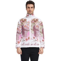 Women with flowers Men s Bomber Jacket