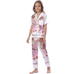 20230719 215116 0000 Kids  Satin Short Sleeve Pajamas Set