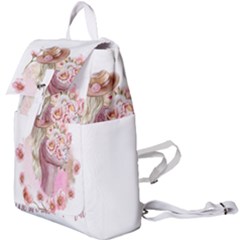 Women with flower Buckle Everyday Backpack