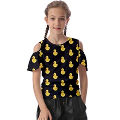 Rubber Duck Kids  Butterfly Cutout Tee by Valentinaart