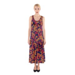 Kaleidoscope Dreams  Sleeveless Maxi Dress by dflcprintsclothing