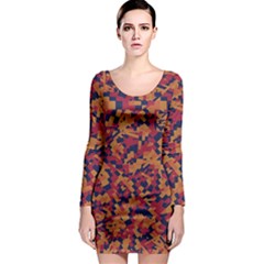 Kaleidoscope Dreams  Long Sleeve Bodycon Dress by dflcprintsclothing