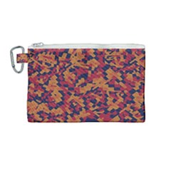 Kaleidoscope Dreams  Canvas Cosmetic Bag (medium) by dflcprintsclothing