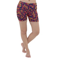 Kaleidoscope Dreams  Lightweight Velour Yoga Shorts by dflcprintsclothing