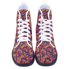 Kaleidoscope Dreams  Men s High-top Canvas Sneakers by dflcprintsclothing