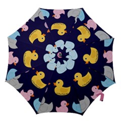 Duck Pattern Hook Handle Umbrellas (small) by InPlainSightStyle