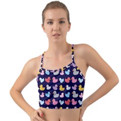 Micro Duck Pattern Mini Tank Bikini Top by InPlainSightStyle