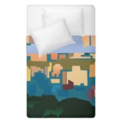 City Buildings Urban Dawn Duvet Cover Double Side (single Size)