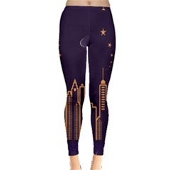 Skyscraper Town Urban Towers Inside Out Leggings by Bangk1t