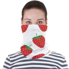 Seamless Pattern Fresh Strawberry Face Seamless Bandana (adult)