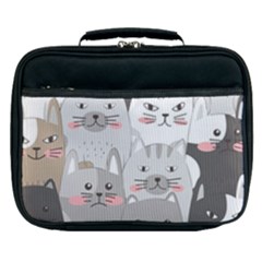 Cute Cats Seamless Pattern Lunch Bag