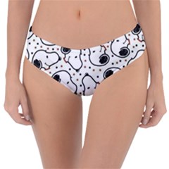 Dog Pattern Reversible Classic Bikini Bottoms by Bangk1t