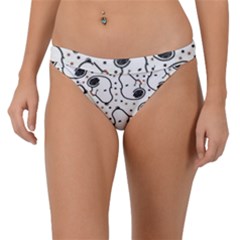 Dog Pattern Band Bikini Bottoms by Bangk1t