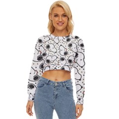 Dog Pattern Lightweight Long Sleeve Sweatshirt