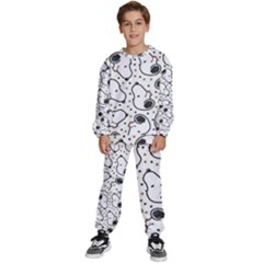 Dog Pattern Kids  Sweatshirt Set by Bangk1t