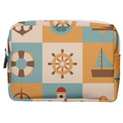 Nautical Elements Collection Make Up Pouch (medium)