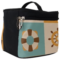 Nautical Elements Collection Make Up Travel Bag (big) by Bangk1t