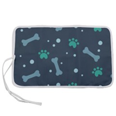 Bons Foot Prints Pattern Background Pen Storage Case (m)