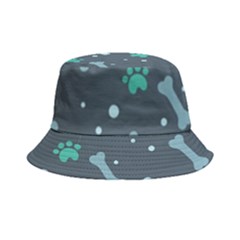 Bons Foot Prints Pattern Background Bucket Hat