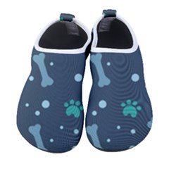 Bons Foot Prints Pattern Background Men s Sock-style Water Shoes