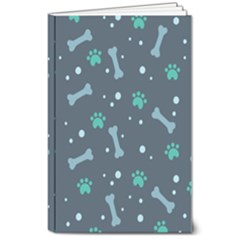 Bons Foot Prints Pattern Background 8  X 10  Softcover Notebook