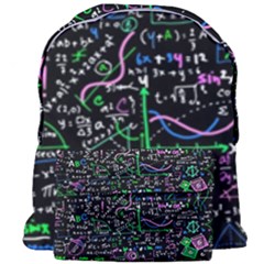 Math Linear Mathematics Education Circle Background Giant Full Print Backpack