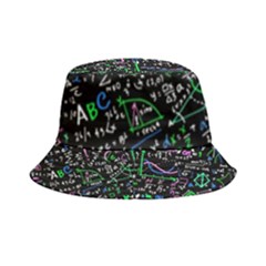 Math Linear Mathematics Education Circle Background Inside Out Bucket Hat by Bangk1t