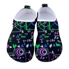 Math Linear Mathematics Education Circle Background Women s Sock-style Water Shoes