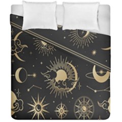 Asian-set With Clouds Moon-sun Stars Vector Collection Oriental Chinese Japanese Korean Style Duvet Cover Double Side (california King Size) by Bangk1t