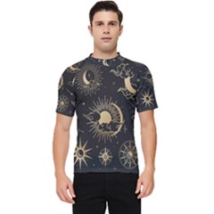 Asian-set With Clouds Moon-sun Stars Vector Collection Oriental Chinese Japanese Korean Style Men s Short Sleeve Rash Guard