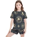 Asian-set With Clouds Moon-sun Stars Vector Collection Oriental Chinese Japanese Korean Style Kids  Tee And Sports Shorts Set View1