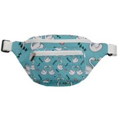 Elegant Swan Pattern Design Fanny Pack