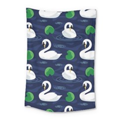 Swan Pattern Elegant Design Small Tapestry