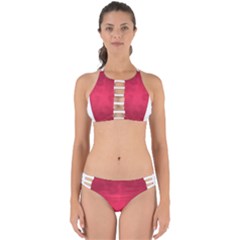 Amaranth Turbulance Cameurut Perfectly Cut Out Bikini Set by imanmulyana