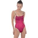 Amaranth Turbulance CAMEURUT Tie Strap One Piece Swimsuit View1