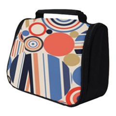 Geometric Abstract Pattern Colorful Flat Circles Decoration Full Print Travel Pouch (small)