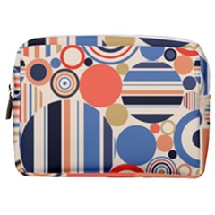 Geometric Abstract Pattern Colorful Flat Circles Decoration Make Up Pouch (medium)